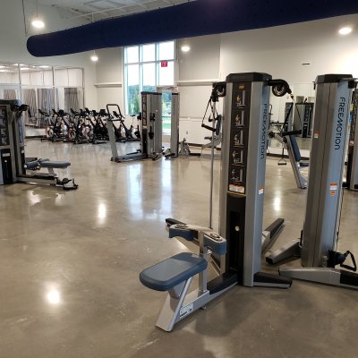 Overview of gym equipment